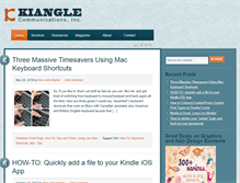 Tablet Screenshot of kiangle.com